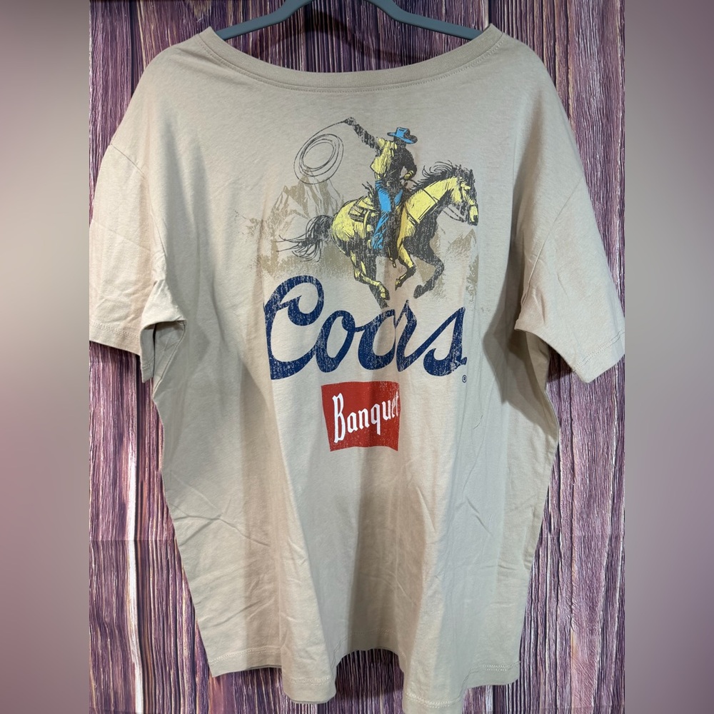 NEW-Coors Banquet Graphic T-Shirt, Size: XL